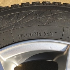 【スタッドレスタイヤ（2020年製）・ホイール　4本セット