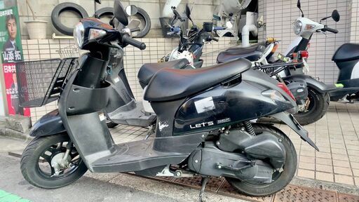 東京大塚発スズキ・レッツ CA4AA現役バイク自賠責付き試乗も可能、整備点検済み、乗って帰れます！