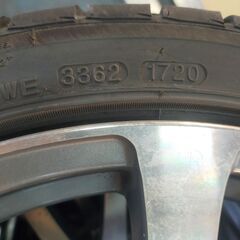 最終値下げ　70ノアで使用　18インチ　アルミ+夏タイヤ4本セット　まだまだ使えます