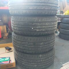 最終値下げ　70ノアで使用　18インチ　アルミ+夏タイヤ4本セット　まだまだ使えます