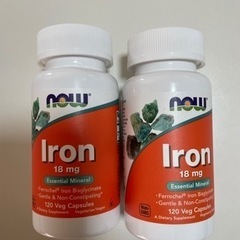 【ネット決済・配送可】2点セット新品 未開封 IHERB 鉄分 ...