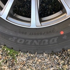 スタッドレスタイヤ　ホイール付き　225 60R 17 99Q