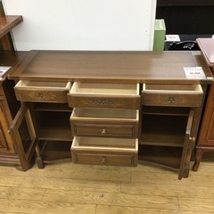 KK-75【ご来店頂ける方限定】近藤工芸　北海道旭川　楢材サイドキャビネット