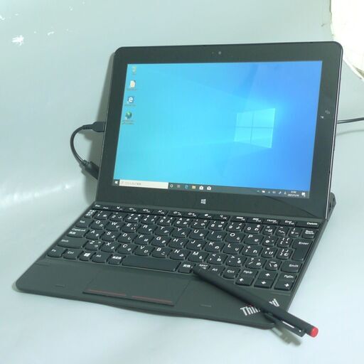 超高速SSD 中古美品 Lenovo レノボ ThinkPad 10 タブレット 10.1型ワイド Atom 4GB 無線 WiFi Bluetooth webカメラ Windows10 Office