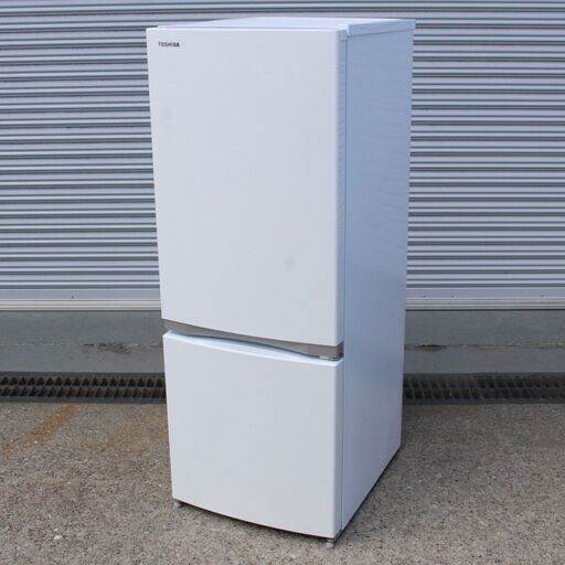 T587) TOSHIBA 東芝 ノンフロン冷凍冷蔵庫 2ドア GR-M15BS 153L 2018年製 冷蔵庫 家電 キッチン
