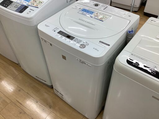 安心の6ヵ月保証付き！SHARP(シャープ)の全自動洗濯機のご紹介！