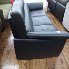 karimokuの3人掛けソファ（ブラック）のご紹介！【トレジャーファクトリー入間店家電紹介21-11】