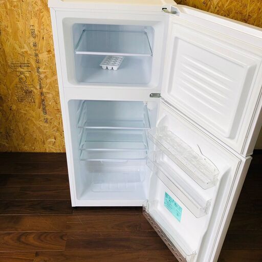【Haier】 ハイアール 2ドア冷凍冷蔵庫 121L JR-N121A ホワイト 2017年製
