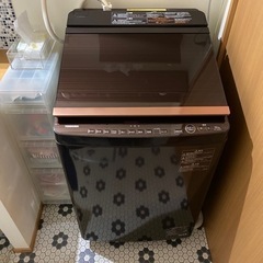 【ネット決済】10kg TOSHIBA洗濯乾燥機　ZABOON◆...