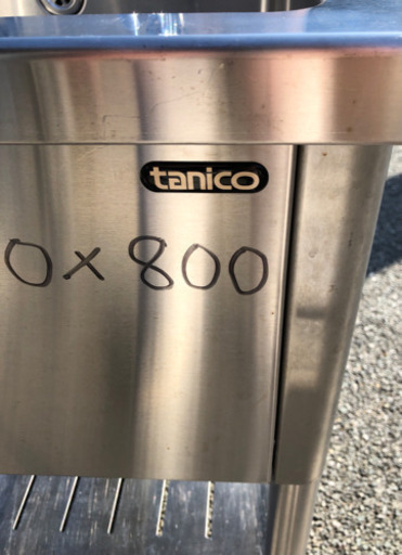 ︎品 タニコー 1槽シンク 600×600×800mm 厨房機器︎ ︎品 タニコー 1槽シンク 600×600×800mm 厨房機器︎