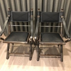 【ネット決済】折り畳み可能　椅子2脚