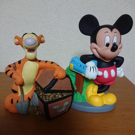 ミッキー ティガー ディズニー貯金箱セット ゆうちゃん 伊勢原のその他の中古あげます 譲ります ジモティーで不用品の処分