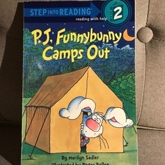 英語の絵本　【P.J.Funnybunny Camps Out】