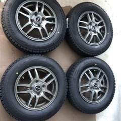 【ネット決済】軽自動車用　新品スタッドレスタイヤ145/80R1...