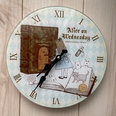 【ネット決済】水曜日のアリス  大阪限定  壁掛け時計