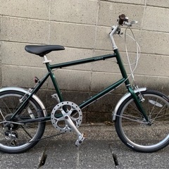 【ミニベロ】20インチ　6段変速　michikusa 前後タイヤ、チェーン、ブレーキ新品❗️定価34000円の品　若林自転車　膳所SALE❗️