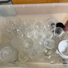 各種グラス、ガラスの皿など各種（計50P以上）