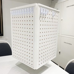 【お渡し済み】有孔ボード回転什器フック付き(小)