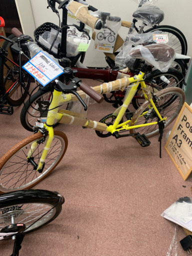 ✨自転車揃ってます✨新品未使用アルジーニミニベロ自転車