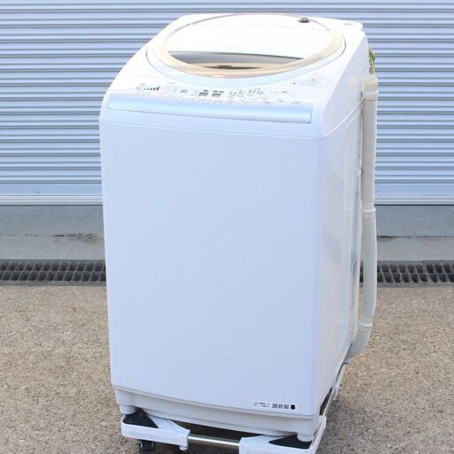 T099) 東芝 8.0kg 乾燥4.5kg 2014年製 AW-80VM Ag+抗菌水 8kg 全自動洗濯機 縦型洗濯機 TOSHIBA 家電