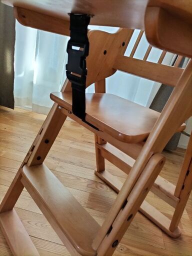 ベビーハイチェア 木製ナチュラル 赤ちゃん本舗購入 ぞぞ 住道のベビー用品 ベビーラック ベビーチェア の中古あげます 譲ります ジモティーで不用品の処分