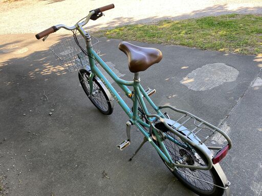 ミニベロ ビアンキ PISA 20インチ 8段変速 グリーン