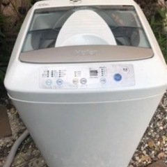 【ネット決済・配送可】haier 洗濯機