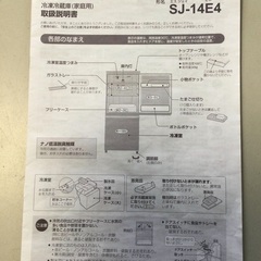 【RKGRE-765】特価！シャープ/137L 2ドア冷凍冷蔵庫/どっちもドア/SJ-14E4-KW/中古品/2017年製/当社より近隣無料配達！