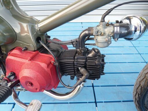 HONDA カスタムカブ　ボアアップ72ｃｃ稼働します！　カスタム・塗装・整備済・交換パーツ多数