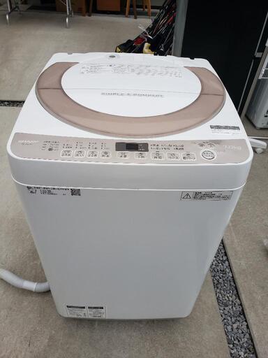 ☆極美品☆SHARP シャープ 洗濯機 ES-KS70T-N 7kg 2018年製\n\nホワイト