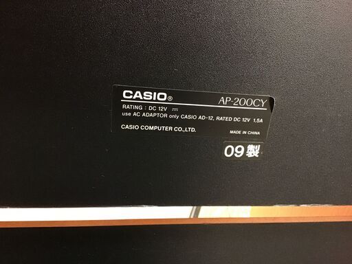 モノマニア四日市】【引き取り限定】電子ピアノ CASIO AP-200 2009年製 