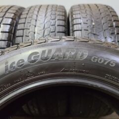 YOKOHAMA ice GUARD G075 235/55R18 18インチ スタッドレス 4本 VW/ティグアン ハリアー レクサスNX等　(TD653) クレジットカード QRコード決済可能