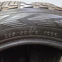 YOKOHAMA ice GUARD G075 235/55R18 18インチ スタッドレス 4本 VW/ティグアン ハリアー レクサスNX等　(TD653) クレジットカード QRコード決済可能