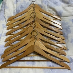 木製ハンガー　10本