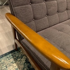 カリモク60 Kチェア ミランブラック2シーター PK11-501