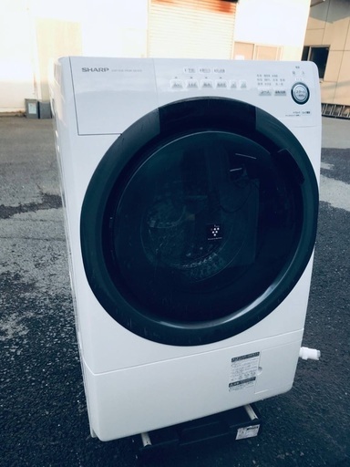 ♦️EJ344番SHARPドラム式洗濯乾燥機 【2019年製】