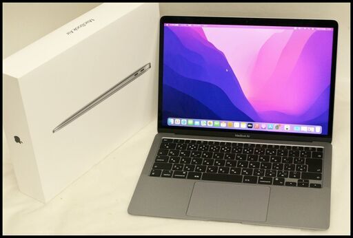 中古 Apple MacBook Air 13 MGN63J/A 13.3インチ M1/8GB/256GB A2337 スペースグレイ ノートPC