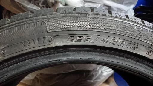 商談中)訳あり中古格安！225/45R18 スタッドレス4本