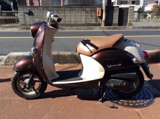 NO.4086　ビーノ（ＶＩＮＯ）　水冷４サイクル　フューエルインジェクション車　ブラウン　☆彡