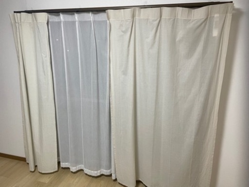 無印良品 カーテンニトリ レースカーテンセット 月見だいふく 上前津の家具の中古あげます 譲ります ジモティーで不用品の処分