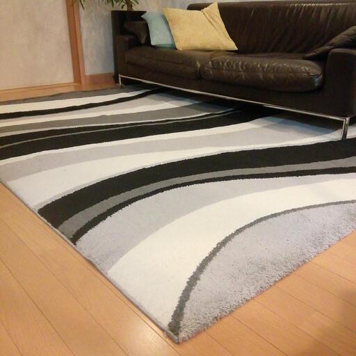 クリーニング済み ラグ 絨毯 カーペット 住江織物 スミノエ 250×250