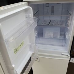 SHARP 2ドア冷蔵庫 SJ-D14D-W 2018年製 137L【トレファク上福岡】