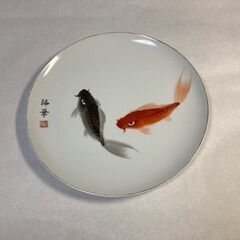 大皿プレート　鯉Φ24（あげます）