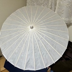 番傘　白　傘