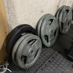 【まとめ売り】アイアンプレート145kg分　ダンベル