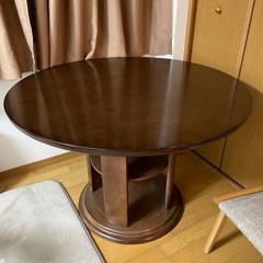 丸テーブル  木製