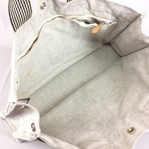 HERMES エルメス ニューフールトゥMM キャンバスデニム トートバッグ