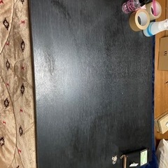 ブラック　高さ調整可能　テーブルコタツ