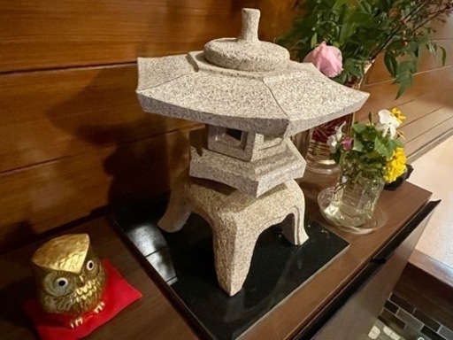 楽器 成約済み 真壁 御影石 灯篭 お譲りいたします。