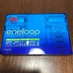 新品 eneloop エネループ 電池 スペンサー付き充電器セット